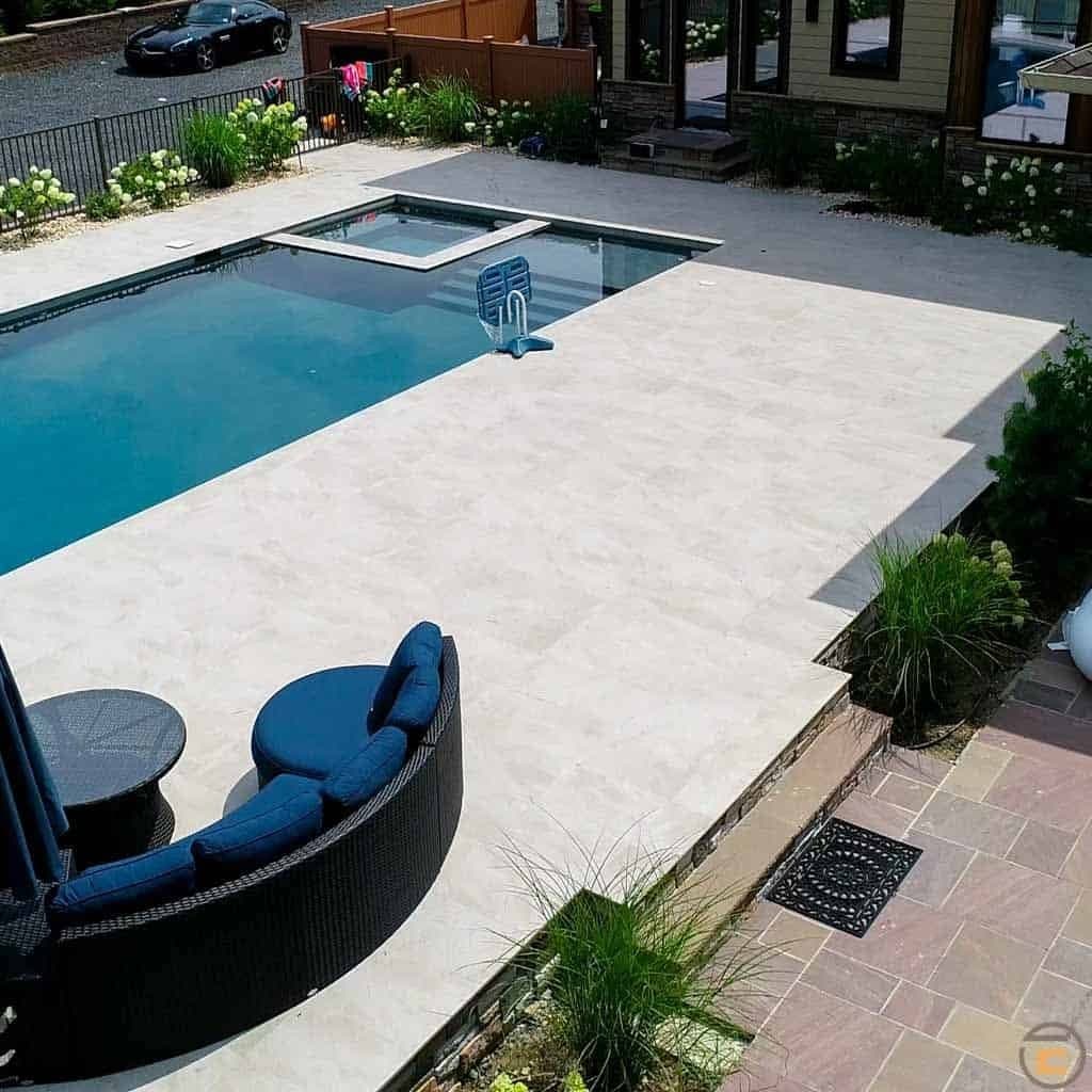 NT Pavers | Sandstone Porcelain Pavers 24" x 24", 2cm — 1,040 sq ft - alternate view