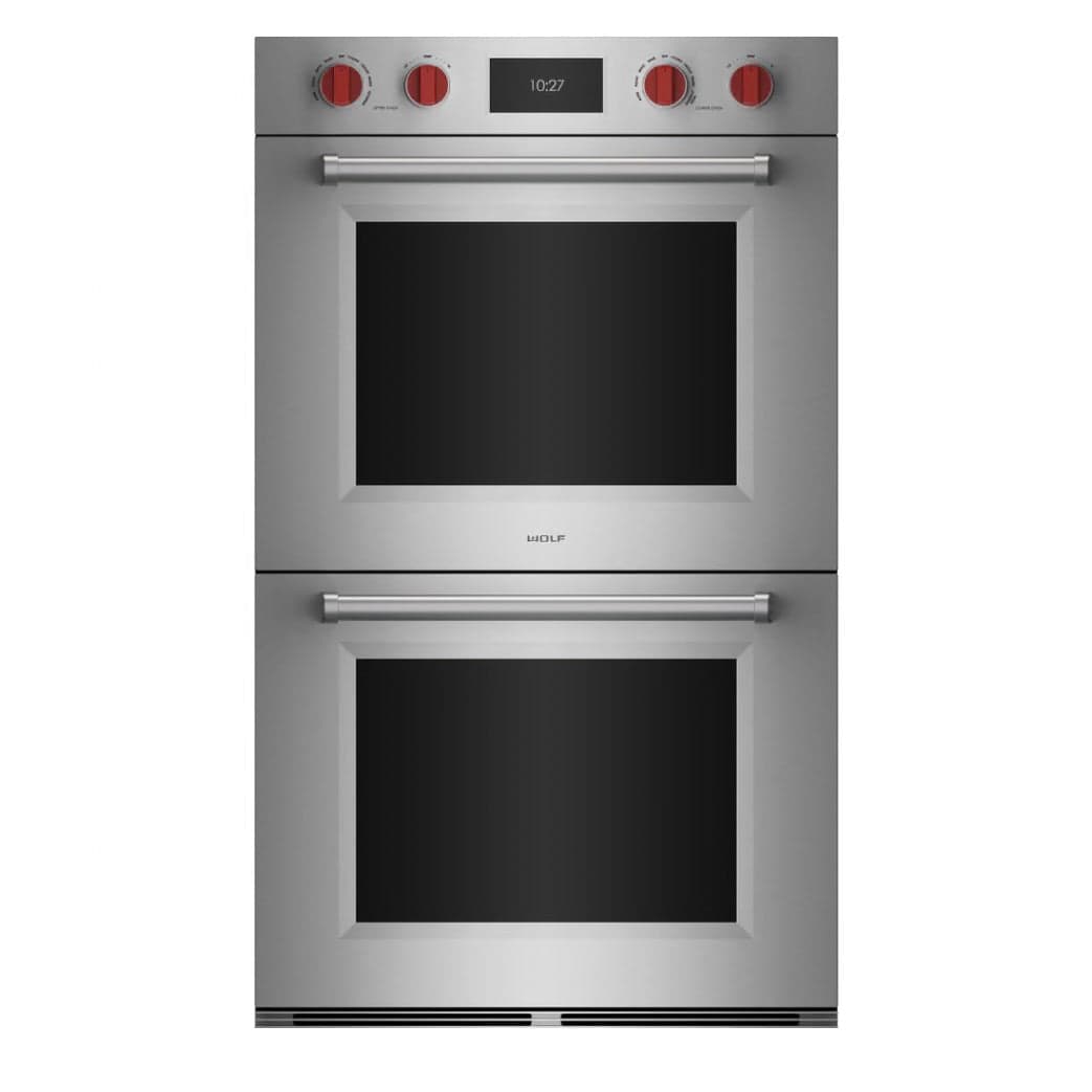 Wolf 30" M Series Professional Built-In Double Oven in stainless steel