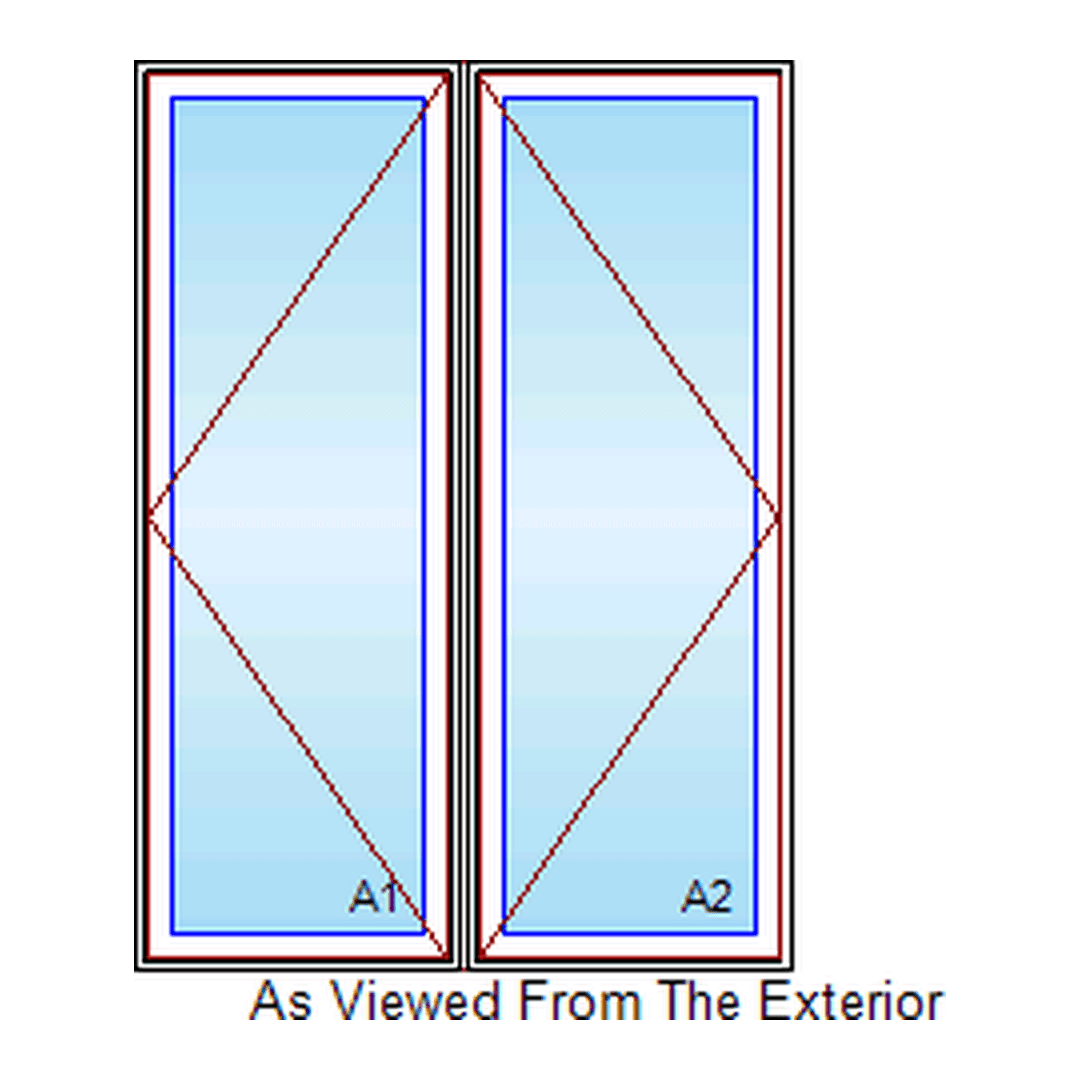 Marvin | Essential Casement Window - 2-Panel, X-X