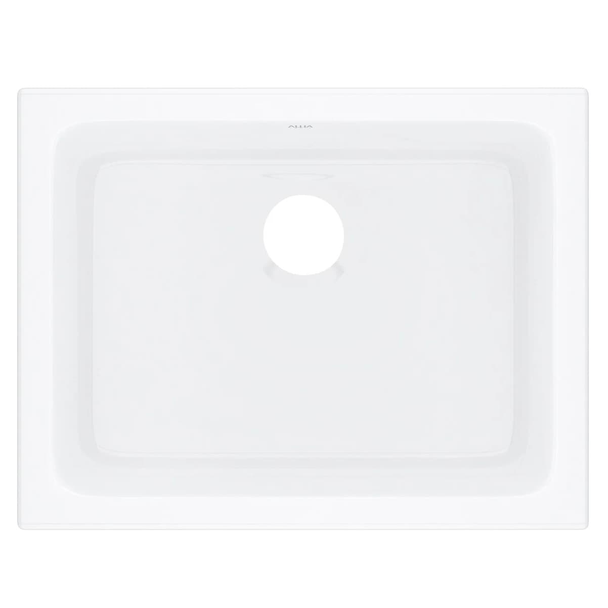 Rohl | Allia 24" Fireclay Single Bowl Undermount Kitchen Sink in White