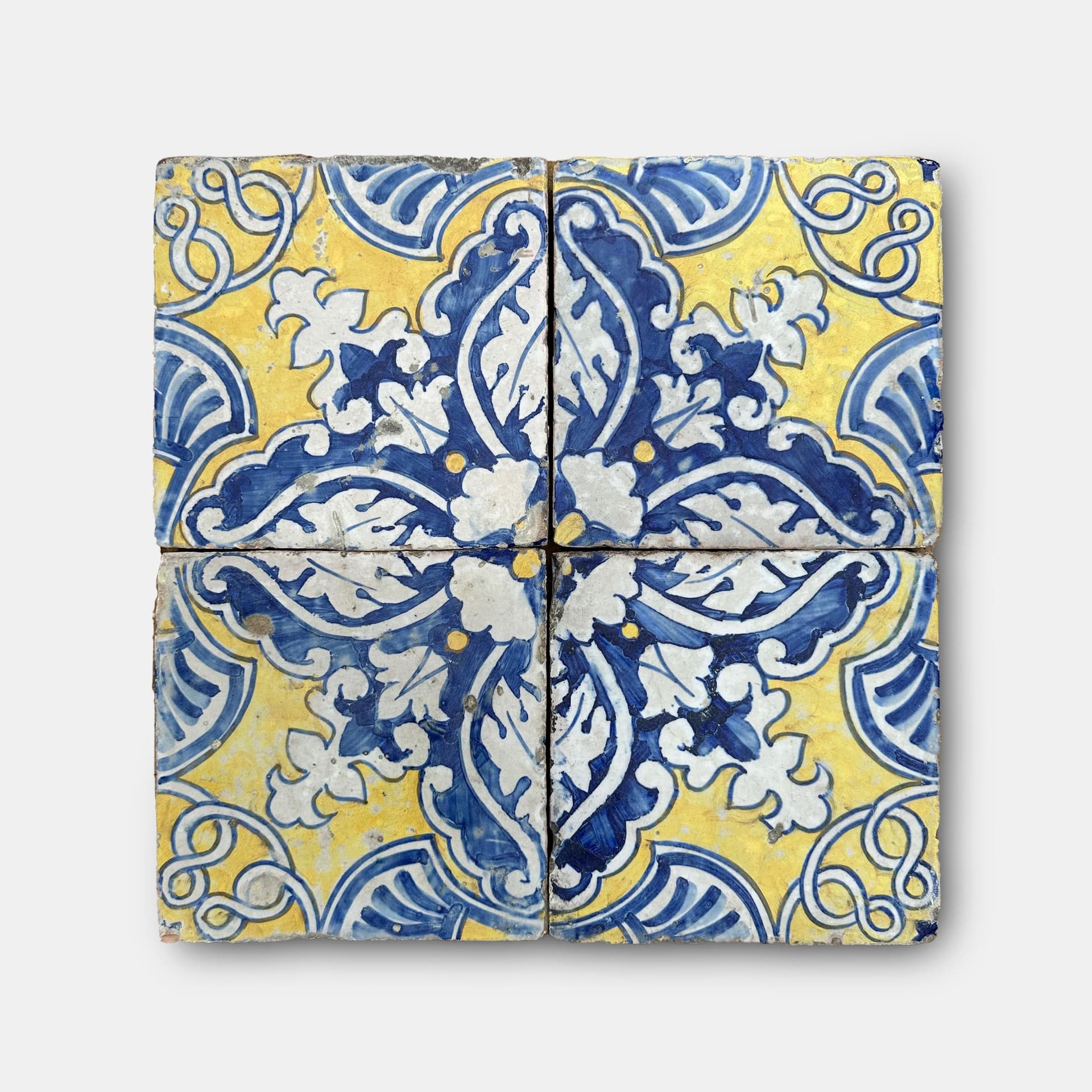 Reclaimed Antique Majolica Tile 8x8