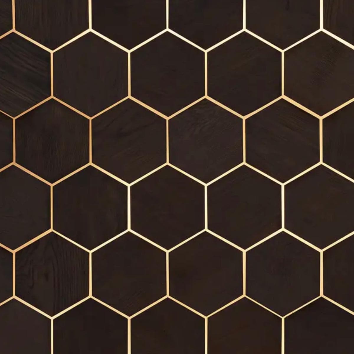 DuChateau | Celestio: Angled Hexo Oxford Interior Panel (Oak | 3D Pattern)