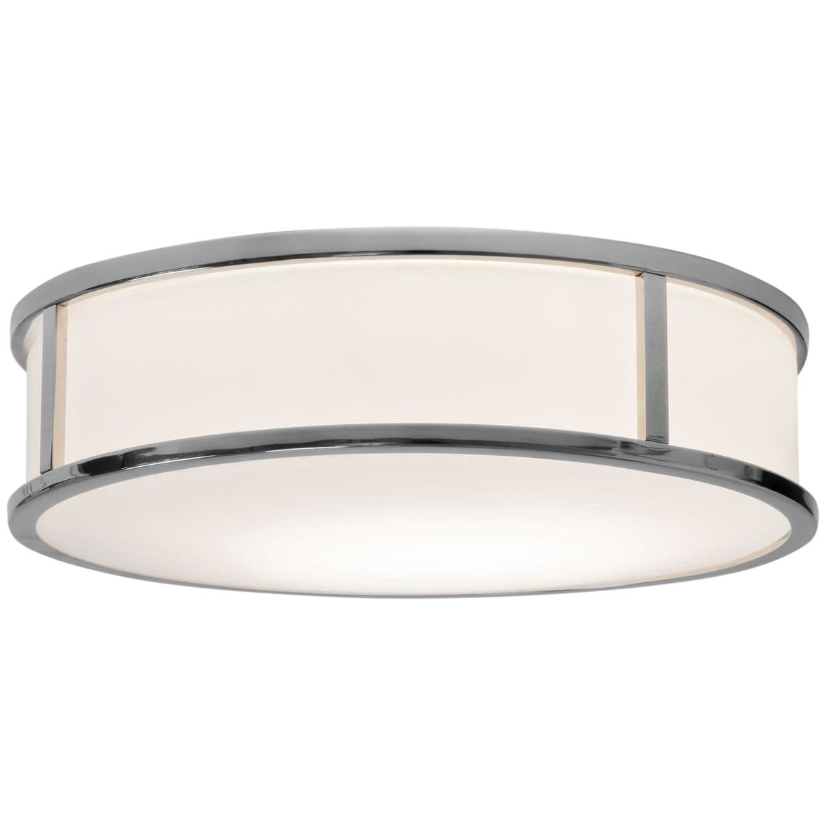 Astro Lighting | Mashiko Round Flushmount — Polished Chrome, 12 in, LED Bulb