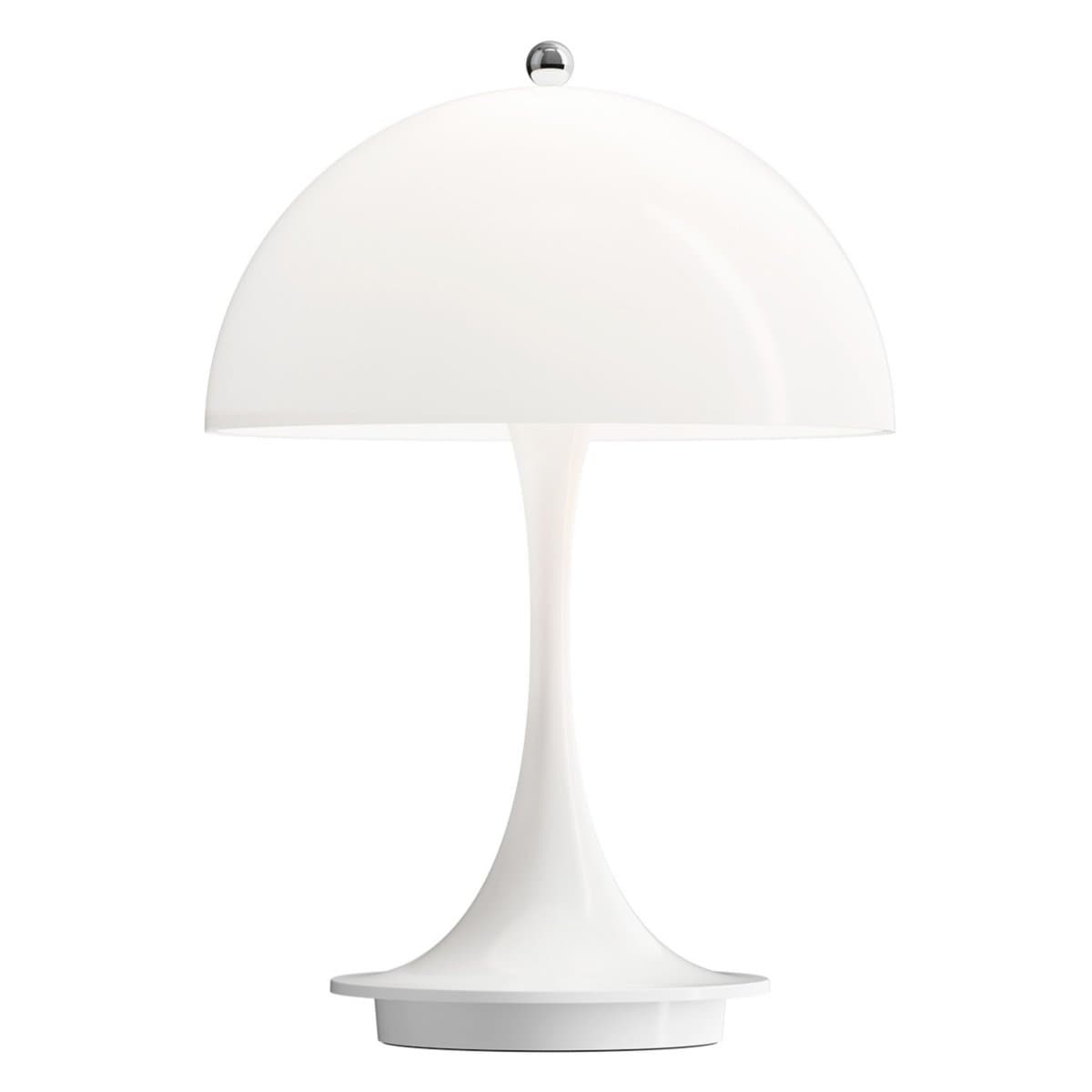 Louis Poulsen | Panthella Rechargeable LED Table Lamp — Pale Rose Opal, 6.3 in