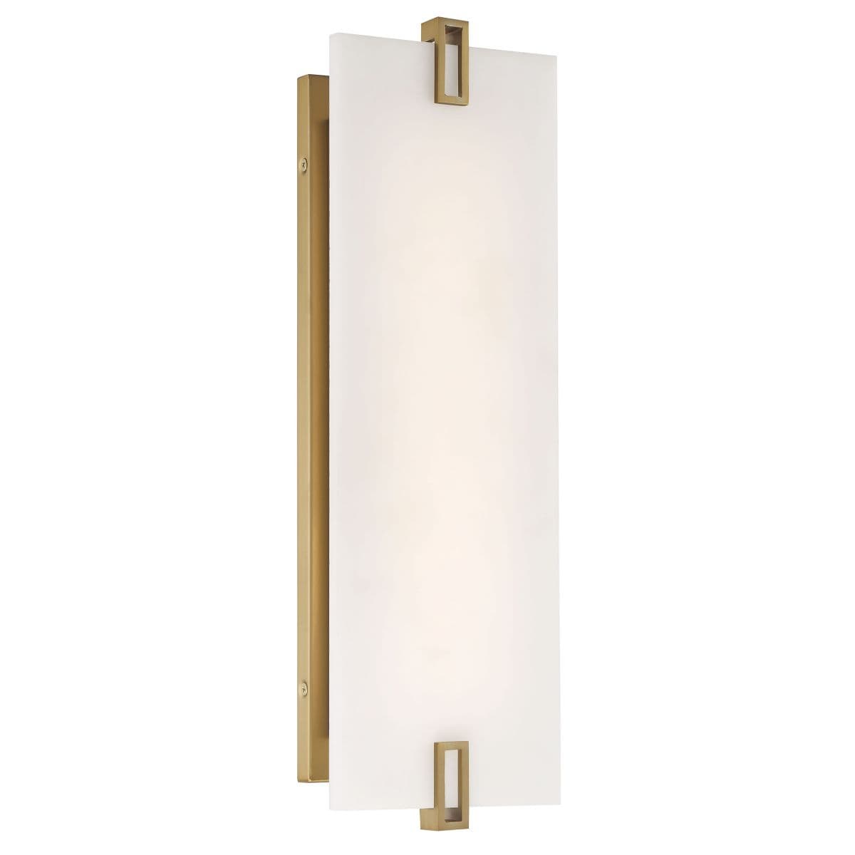 Minka-Lavery | Aizen LED Light Wall Sconce — Soft Brass, Large