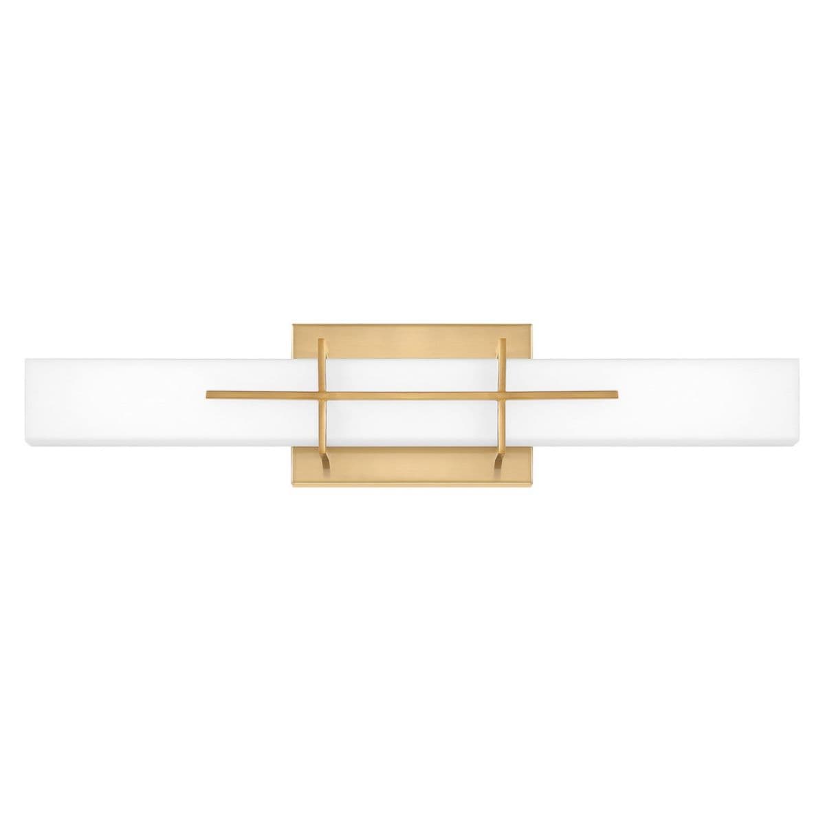 Quoizel Gemini Led Bath Bar — Aged Brass, Medium