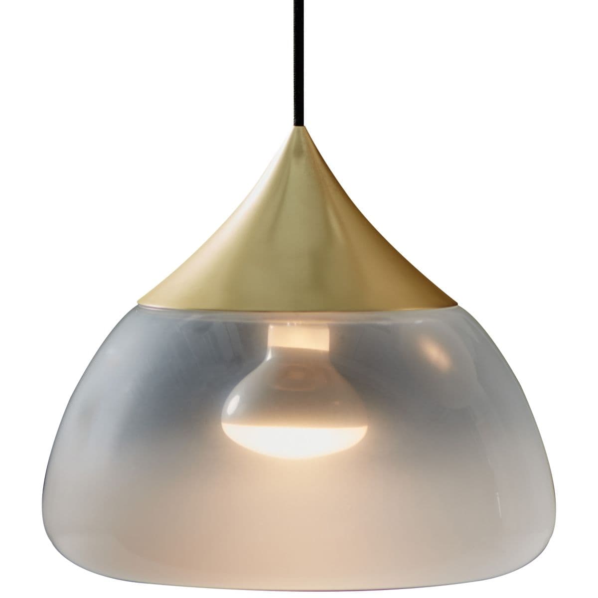 Seed Design | Mist Mini Pendant — Matte Brass, Medium