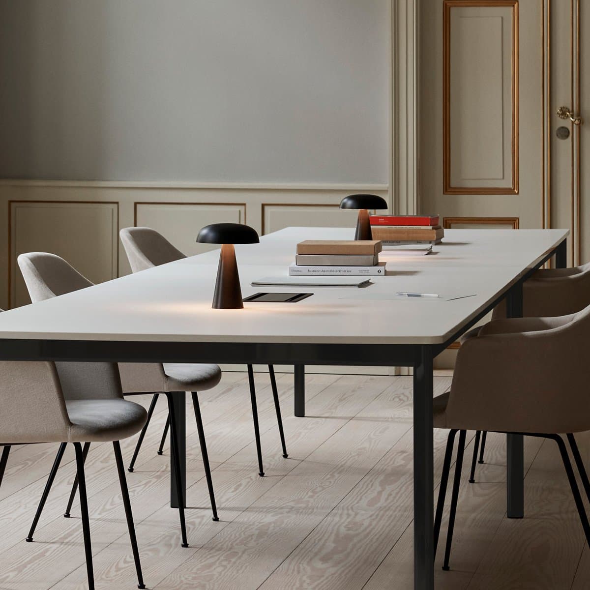 &Tradition | Como SC53 Rechargeable LED Table Lamp — Red Brown - alternate view