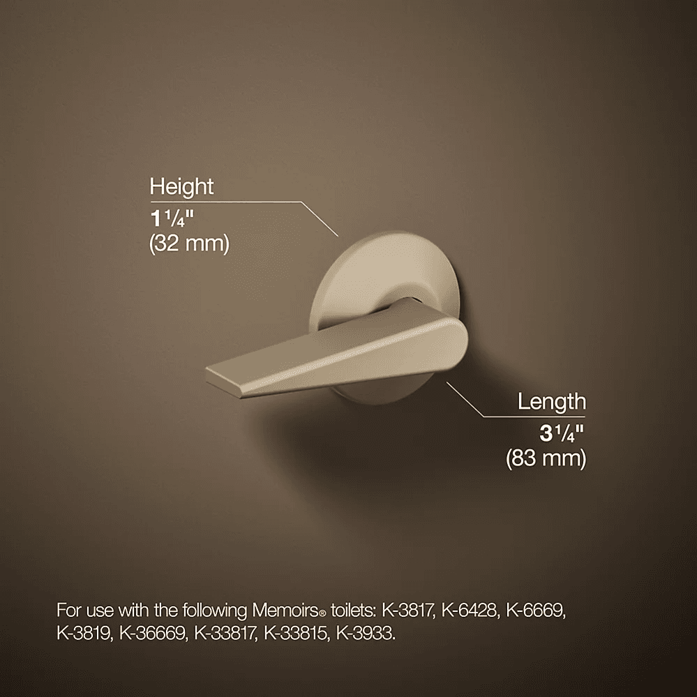 Kohler | Trip Lever in Vibrant Brushed Bronze - alternate view