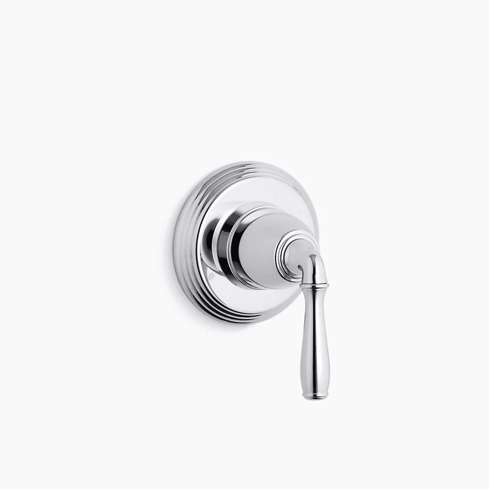 Kohler Devonshire Transfer Valve Trim in polished chrome brass, 3-7/8" diameter