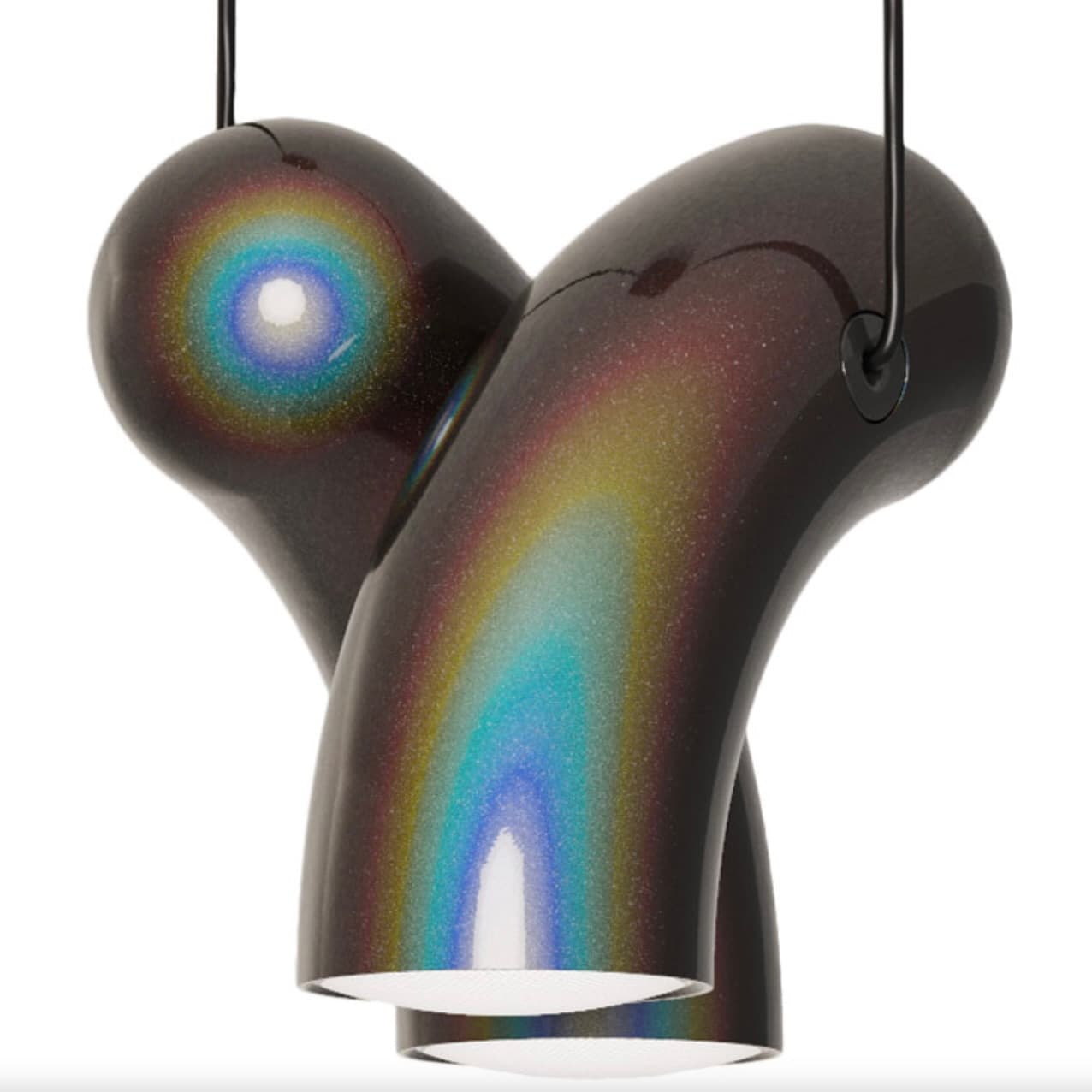 d'Armes Hyphen Pendant — Chromatic Black