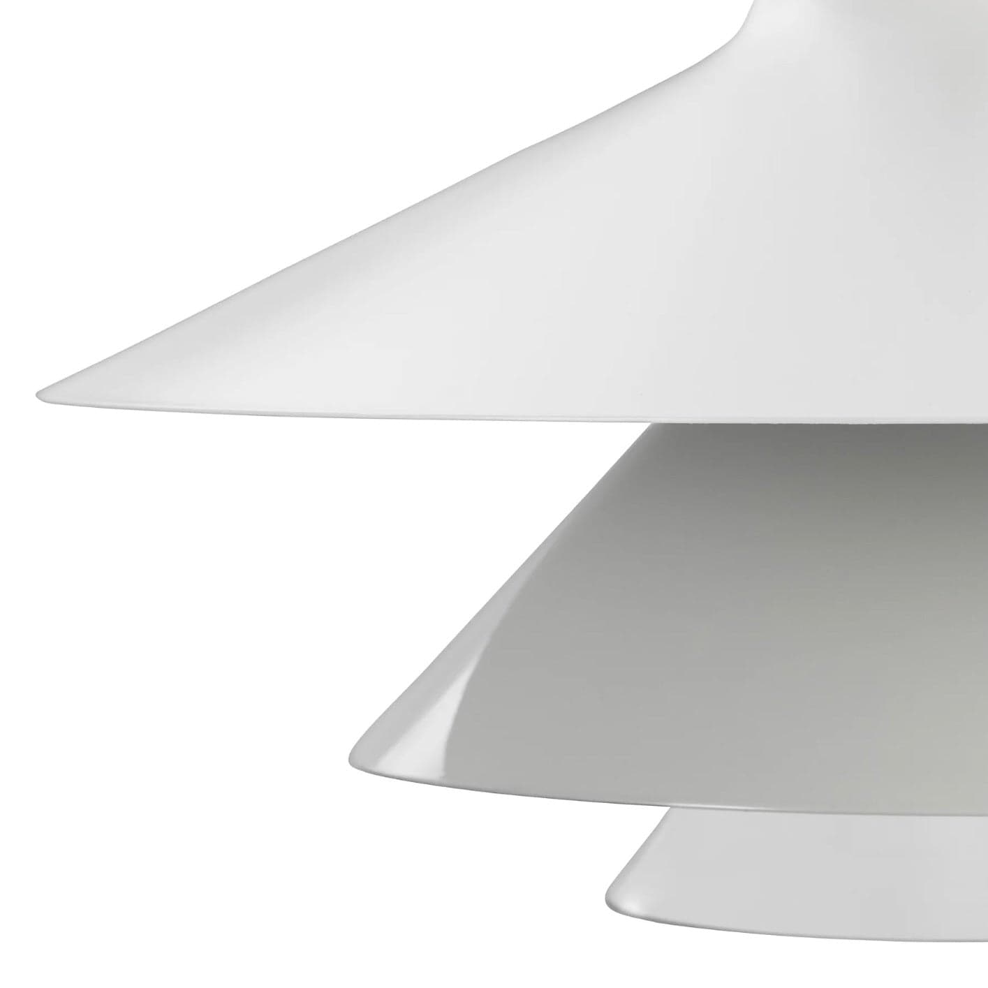 Normann Copenhagen Ikono Pendant Lamp, grey powder-coated steel and glass, 17.7" diameter