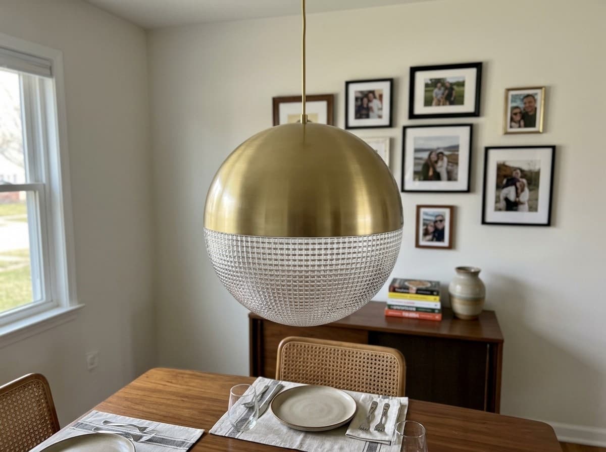Lee Broom | Lens Flair Pendant Light in Brushed Brass - Pre-Owned