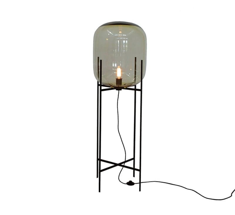 Pulpo | Oda Big with Smokey Grey Shade, Black Base