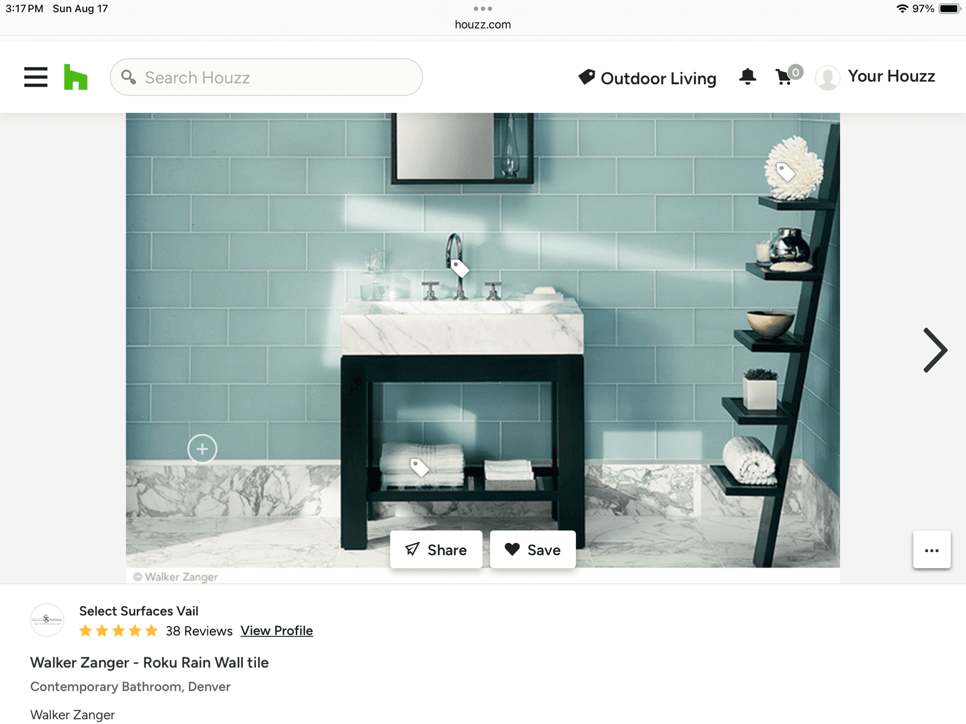 Walker Zanger Glass Tile