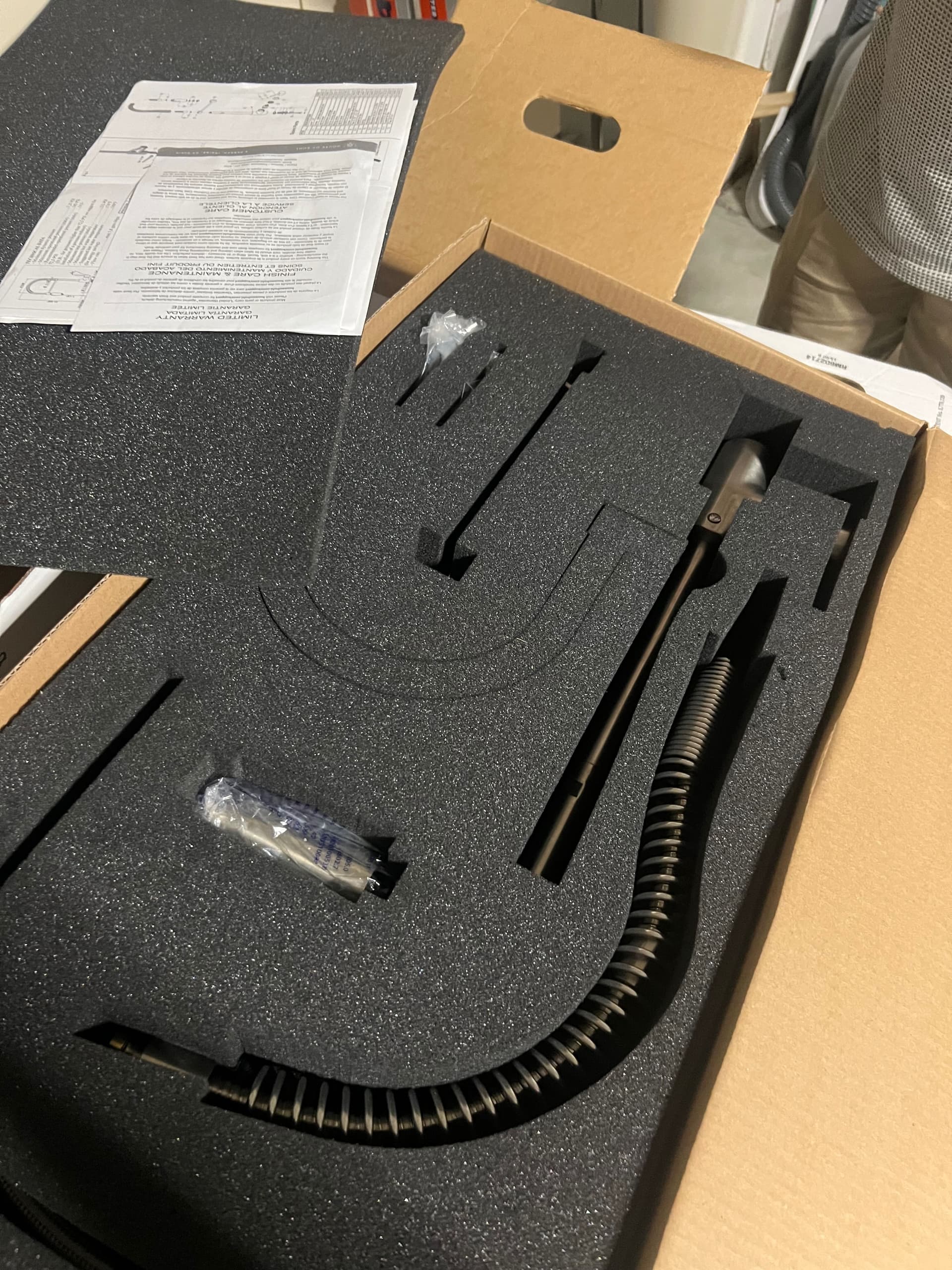 NEW IN BOX: House of Rohl - Pirellone Pre-Rinse Pull-Down Kitchen Faucet (Satin Nickel) - alternate view