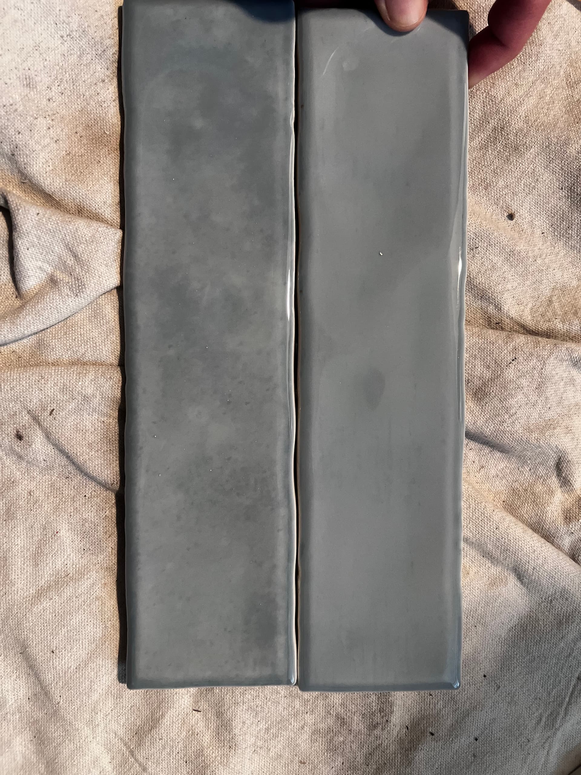 Blue tiles - alternate view