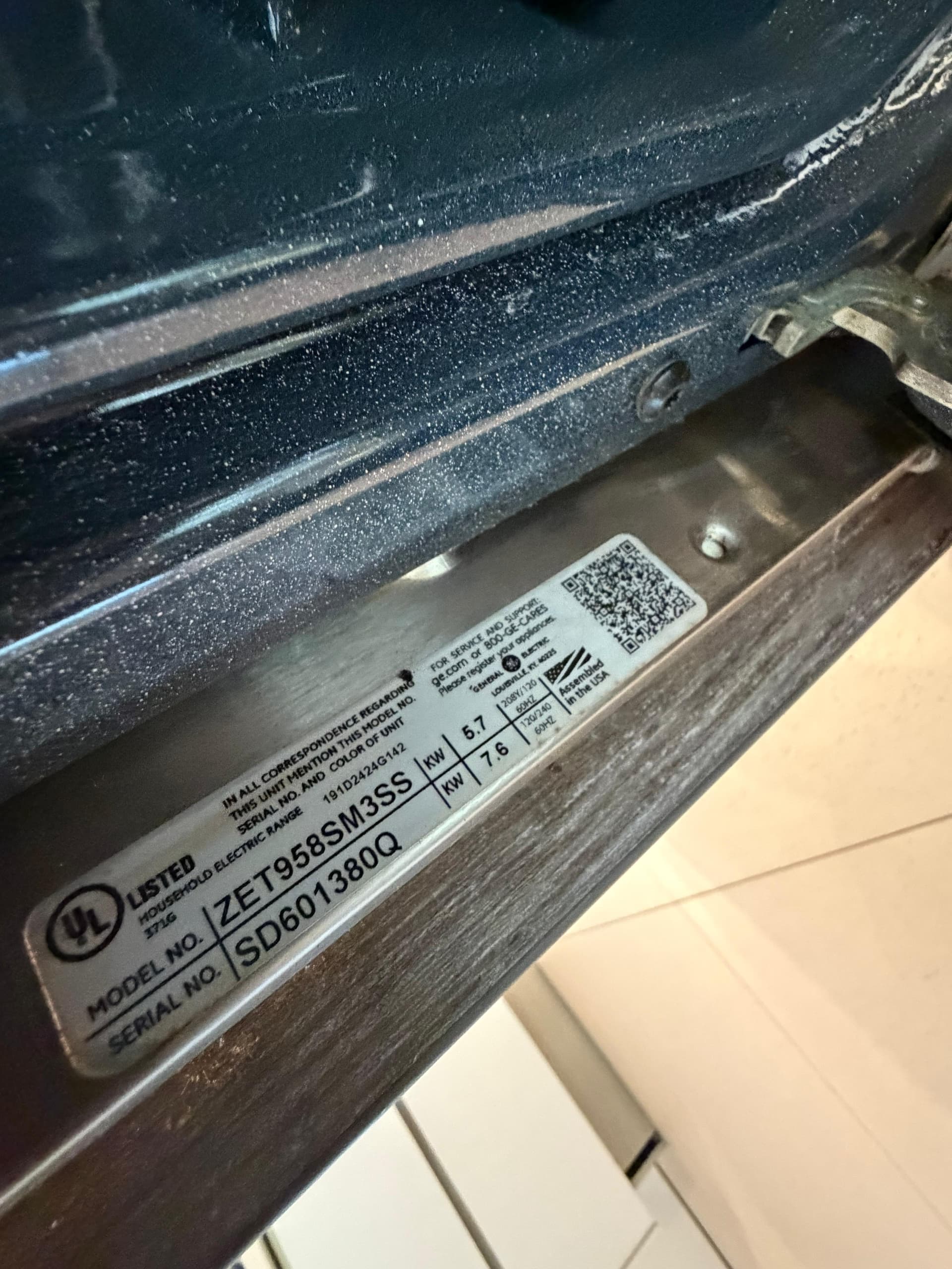 Monogram double wall mounted oven