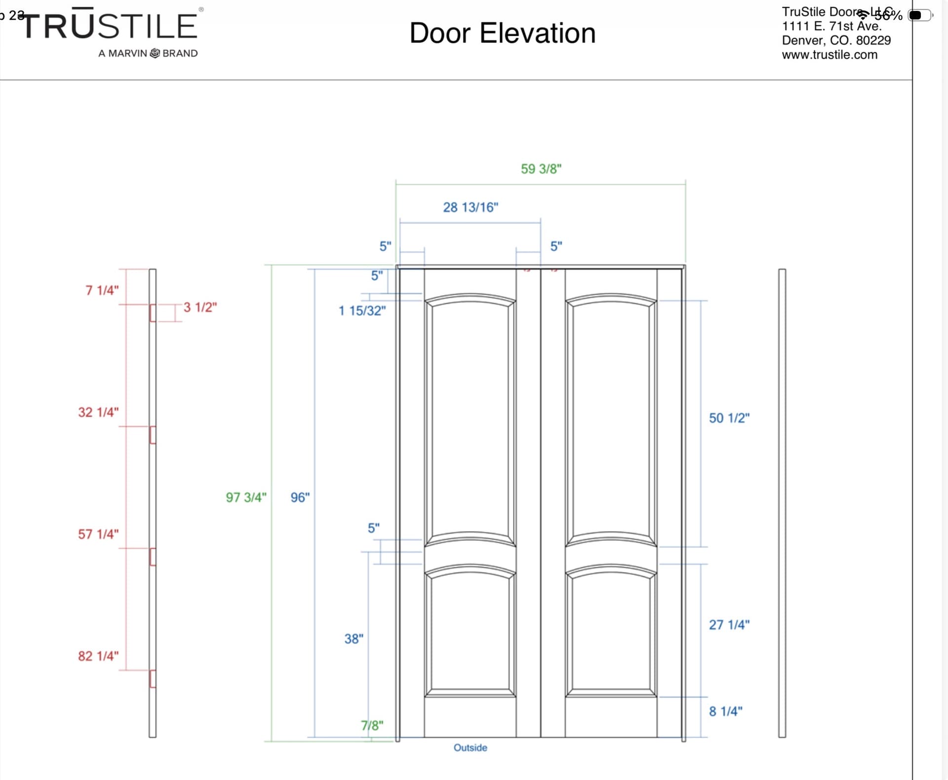 Double Doors - alternate view