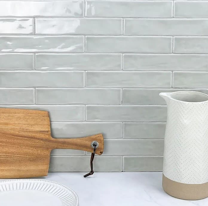 Spanish Grey Wall Tiles by Amadis Fine Tiles, 5cm x 25cm
