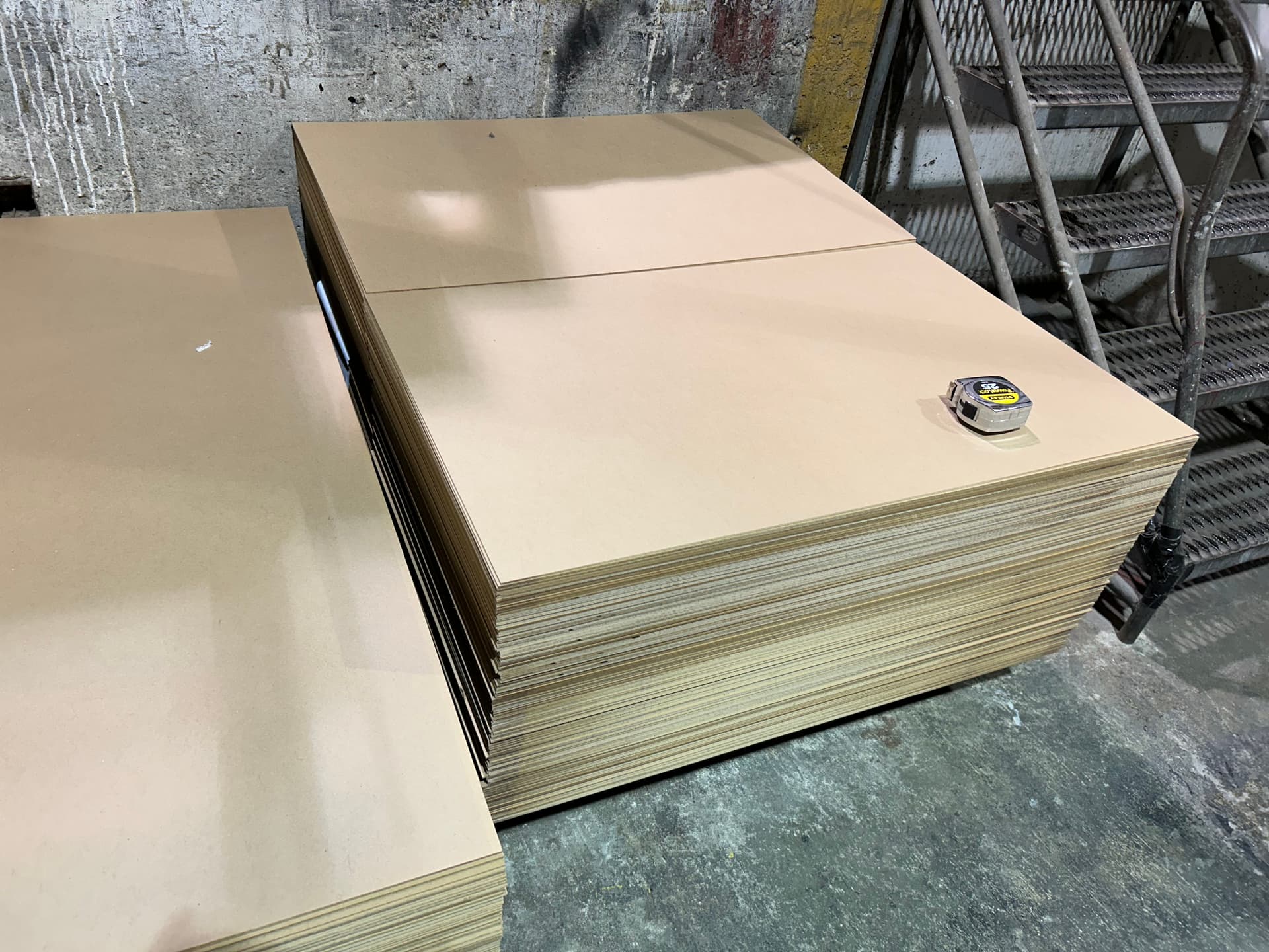New MDF panels, clean edges, 1/8" thick, lot of 670