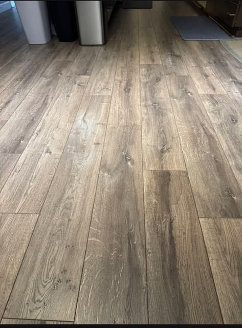 Mannington Restoration Laminate - Blacksmith Oak Steam 12mm Wide Plank (~100 sq ft) - alternate view