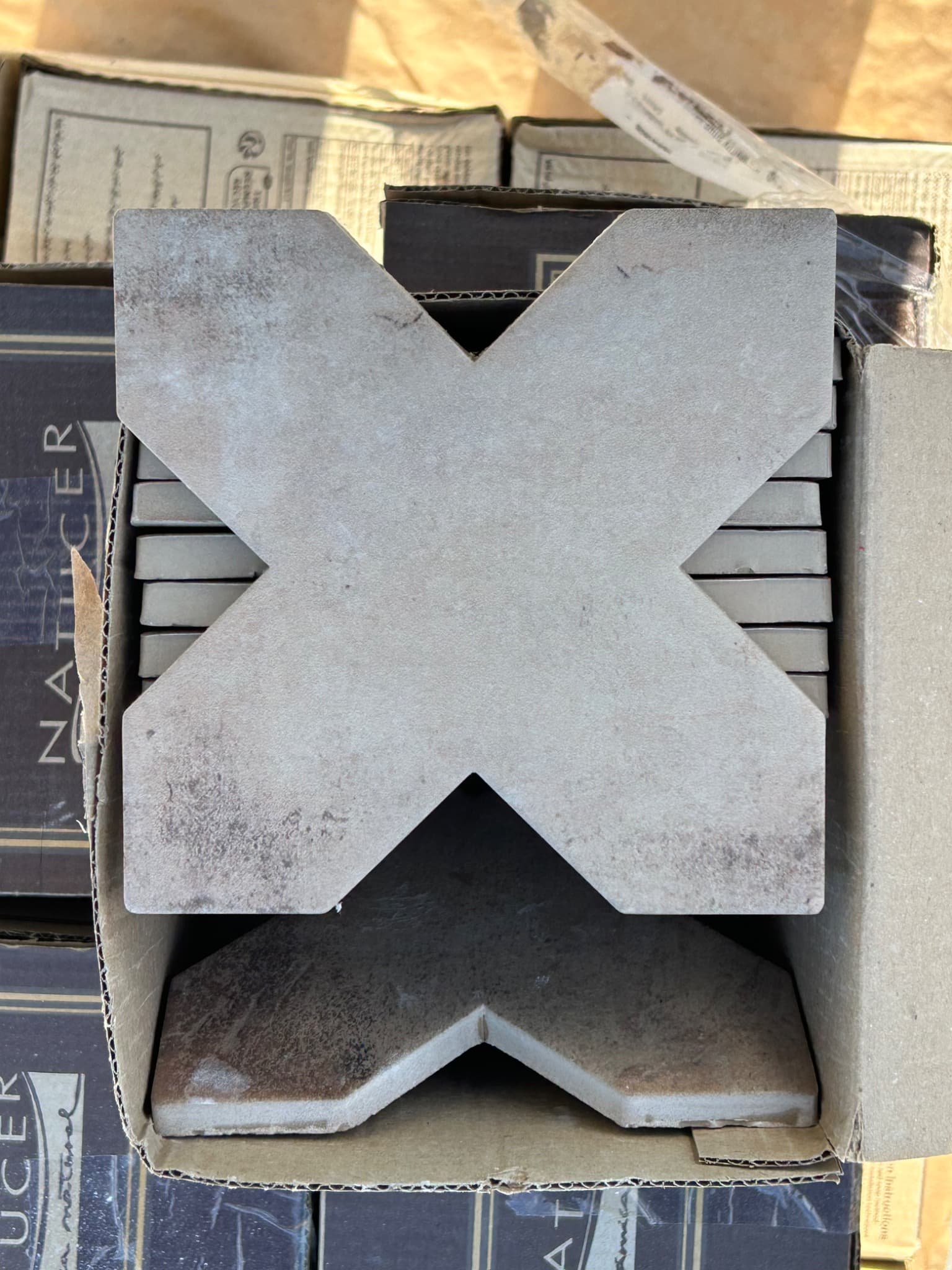 Natucer Malta Cotto Cross Porcelain Tile – 12 New Boxes / 192 Tiles - alternate view