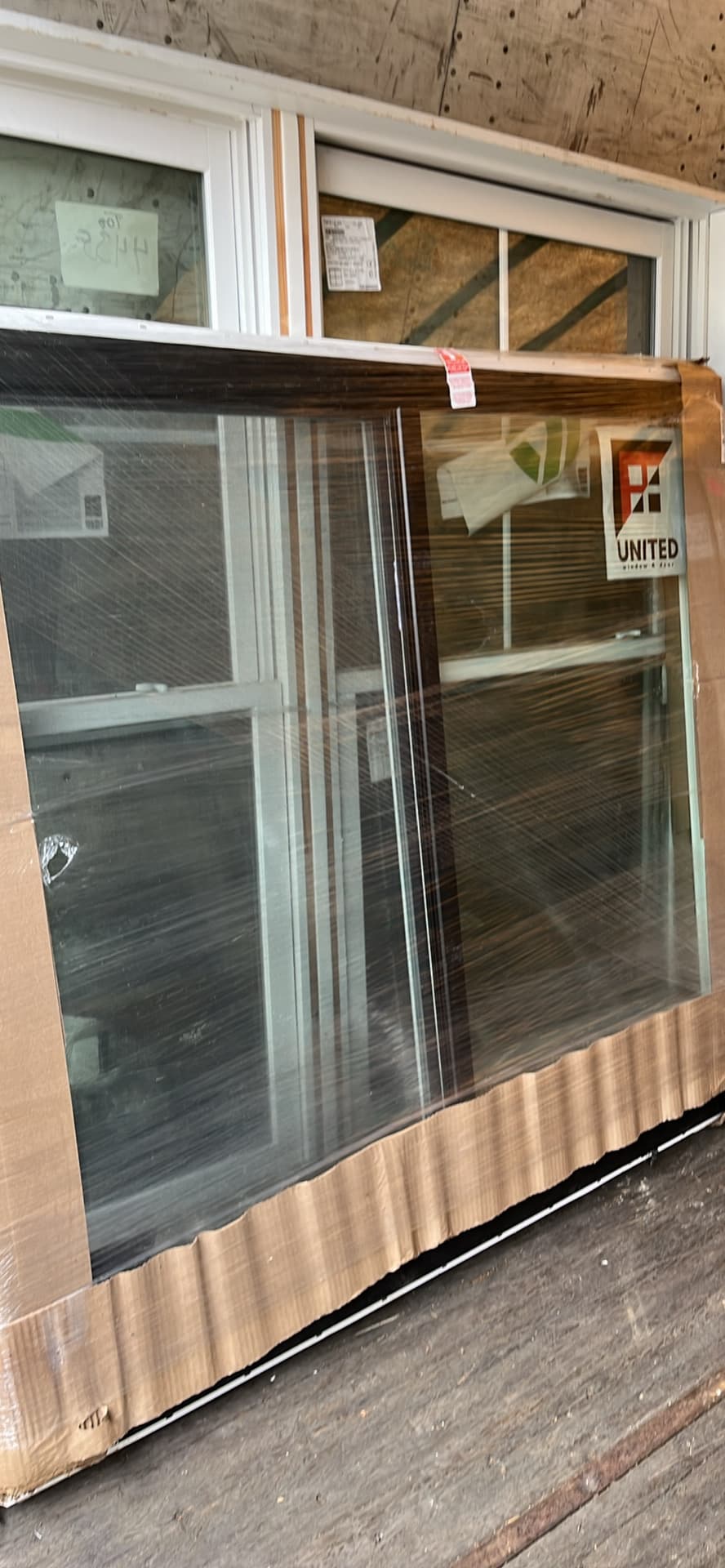 Brand New 60"x54" United Slider Windows (Black/White)