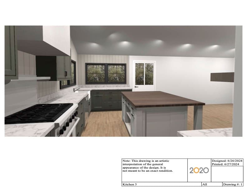 *Brand New Custom Plato Woodworking Cabinetry: Full Kitchen Set (uppers/lowers/island)