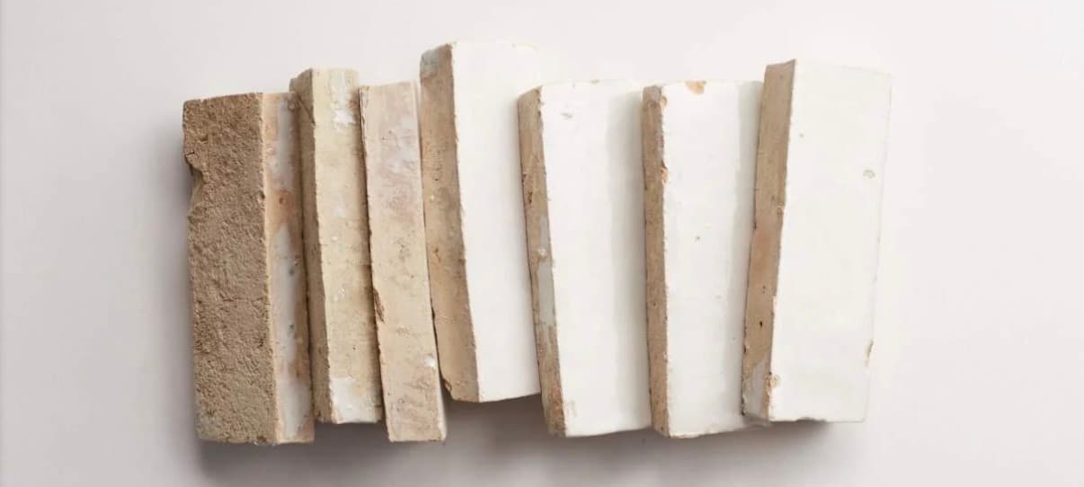 Cle zellige weathered white 2x6