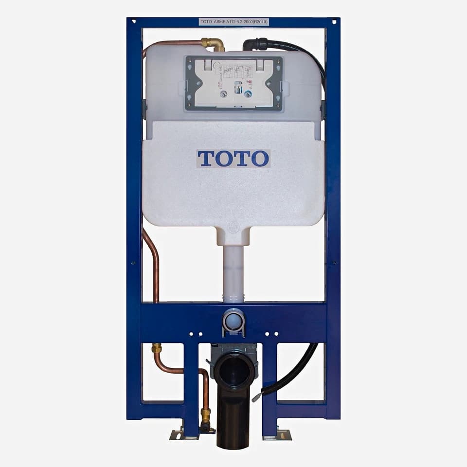 TOTO DuoFit In-Wall Toilet Tank Blue Dual Flush 1.28 GPF WT172M