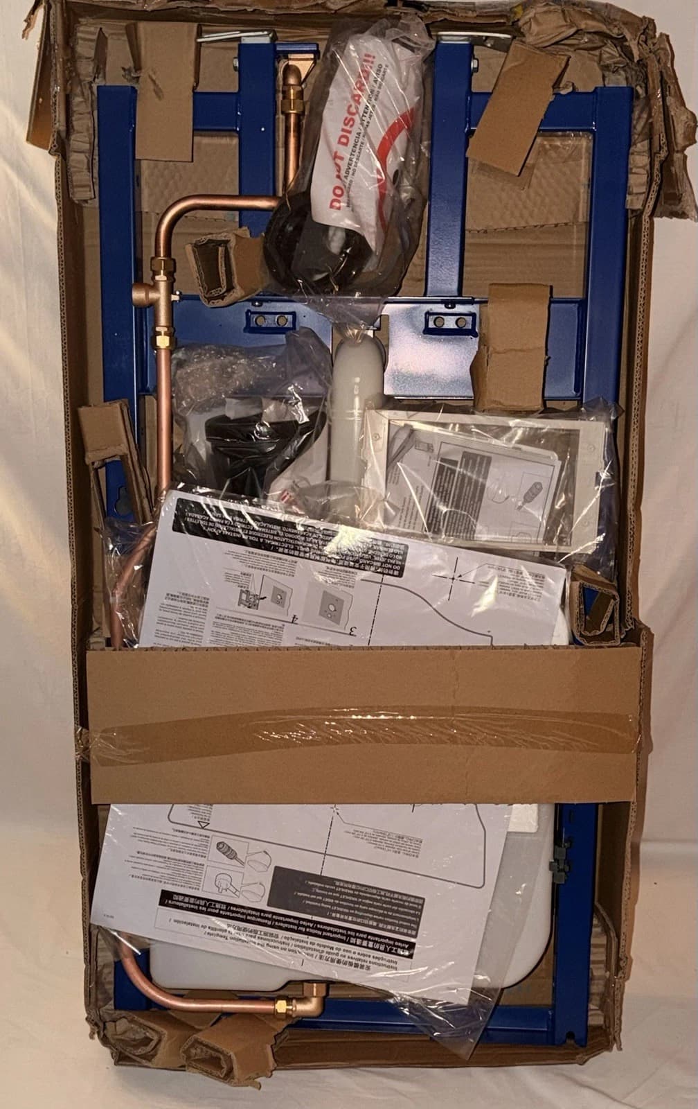 TOTO DuoFit In-Wall Toilet Tank Blue Dual Flush 1.28 GPF WT172M - alternate view